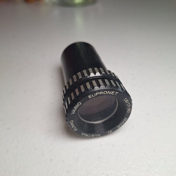 Eumig Vario Eupronet 1.6 17-30 Lens Made in Austria Vintage Black Photography - Picture 2 of 6